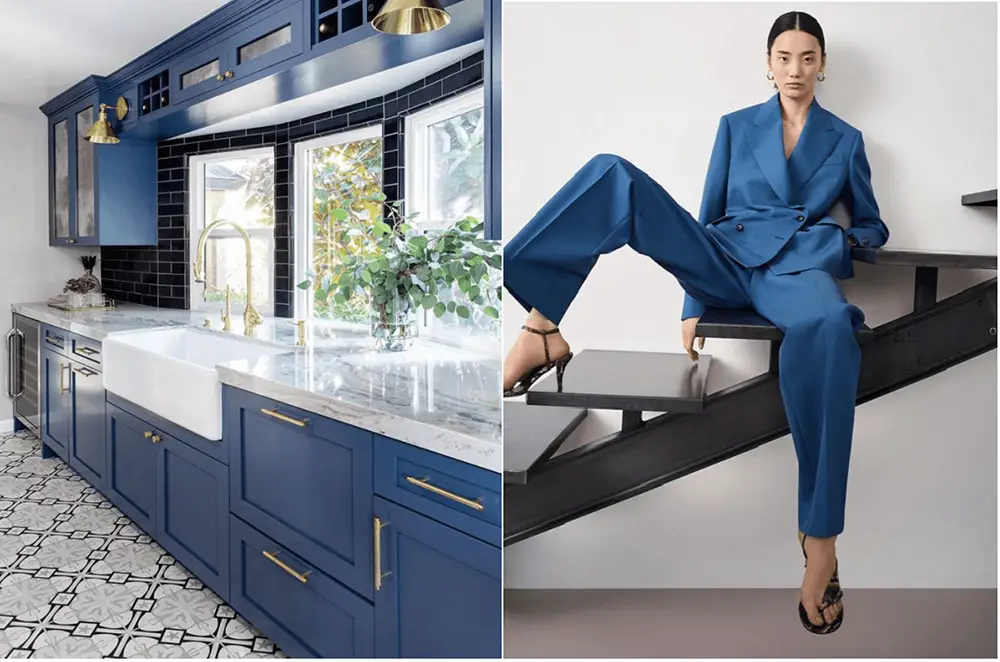 رنگ آبی رنگ ترند سال